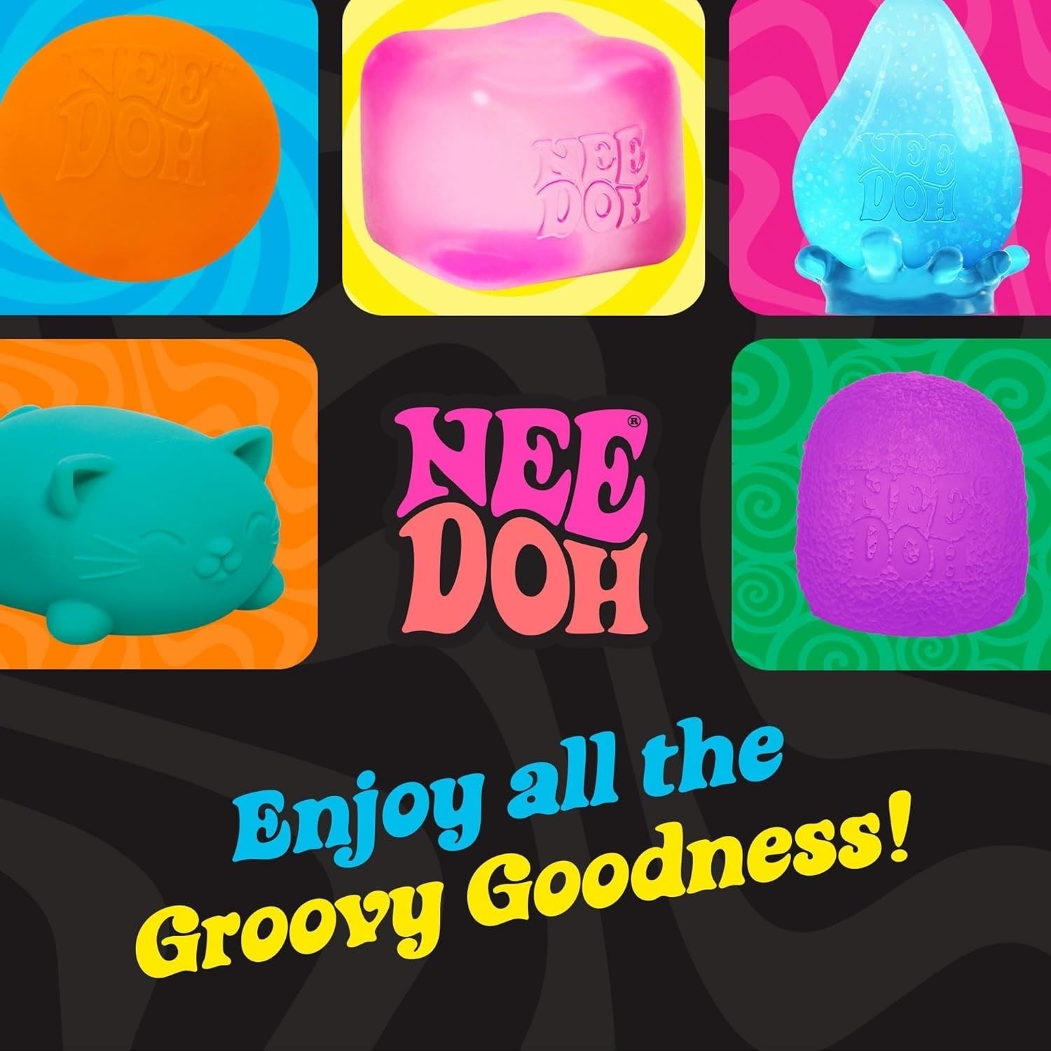 Super NeeDoh – Jumbo Stress Ball – 4.5″ – Assorted - Image 6